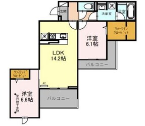 プランドールの物件間取画像